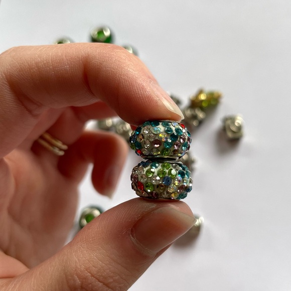 27 Silver Bracelet Charms Beads European Pandora Style - Picture 9 of 12